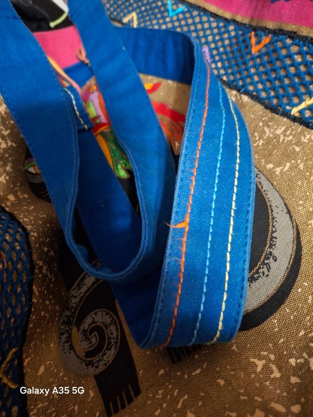 Laurel Burch Boho Cat & Parrot Print Tote Bag in Multicolor - Picture 9 of 10